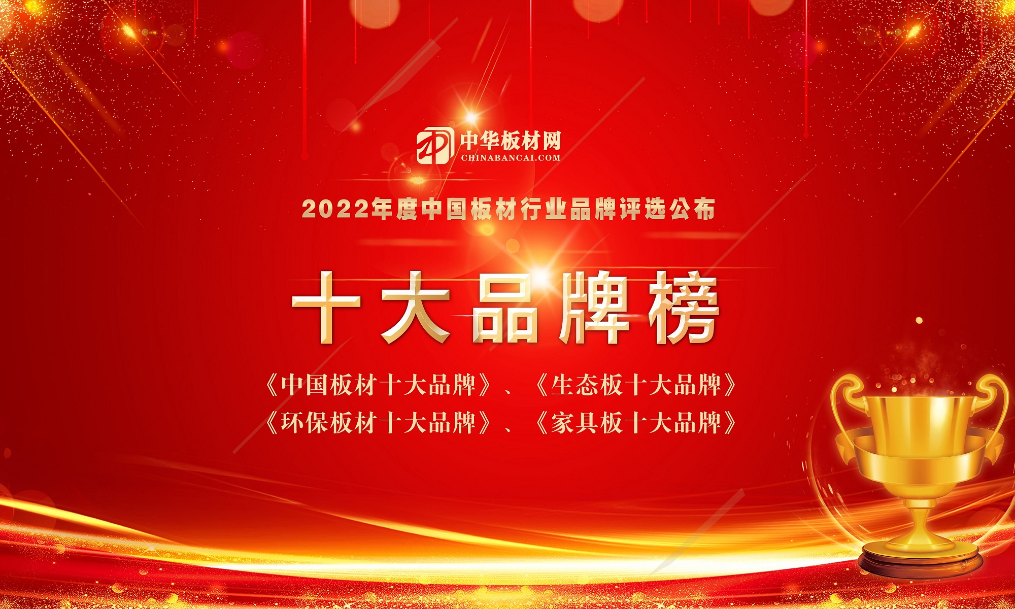 2022年度中国板材十大品牌总排行榜公布