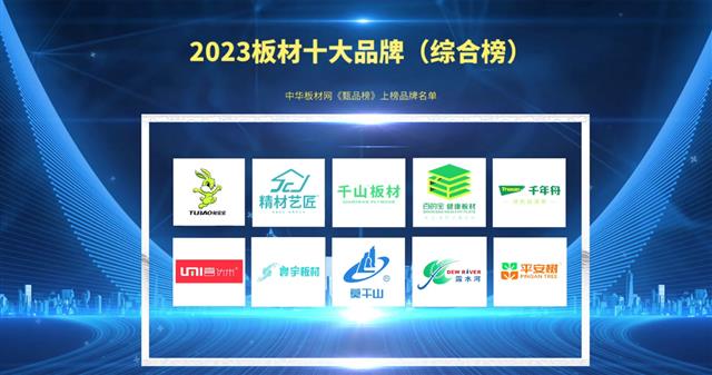 2023年度中国板材十大品牌盛大公布